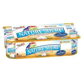 Yaourt nature sucré (8x125g)