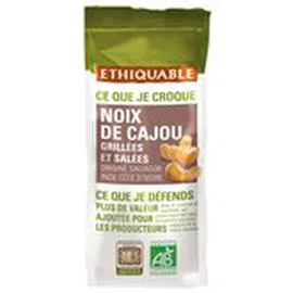 ÉTHIQUABLE Cajou grillées Salées - Bio 125g
