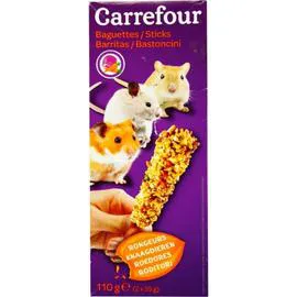 Baguettes pour rongeurs aux légumes (2x55g)