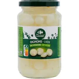 CARREFOUR CLASSIC' Oignons au vinaigre 190g 