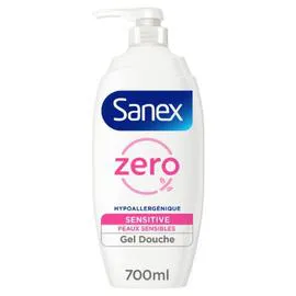 SANEX Gel Douche Zéro Sensitive Pompe 700ml