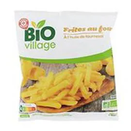 MARQUE REPÈRE, BIO VILLAGE Frites au four Bio 600g