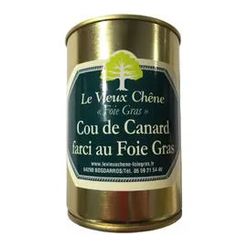 Plat cuisiné cou de canard farci foie gras (300g)