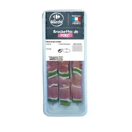 Brochettes de porc (3x100g)