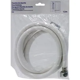 Flexible de douche 1.5m en PVC - C387012 (l'unité)