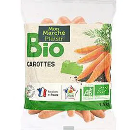 MON MARCHÉ PLAISIR Carottes bio 1,5kg