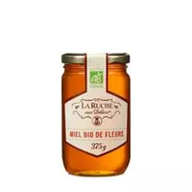 Miel de fleurs liquide bio (375g)