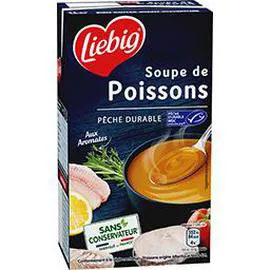 Soupe liquide Poissons - Brique (1l)