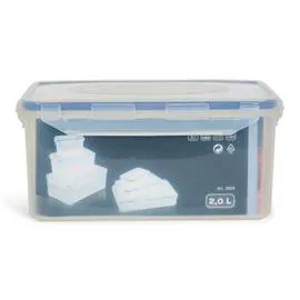 Boîte pour congélateur et micro-onde 2L, 4 clips (l'unité)