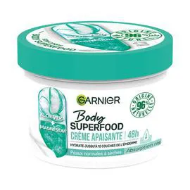 GARNIER Body SuperFood Crème Corps Apaisante 48h Aloé 400ml