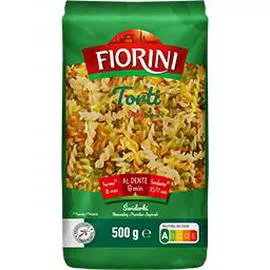 FIORINI Pâtes torti nature tomate épinard 500g