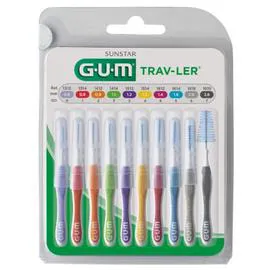 G.U.M Brossettes Interdentaires Trav-Ler x10
