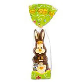 Lapin en chocolat Rohan Avec corbeille (150g)