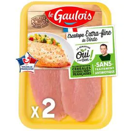 LE GAULOIS Escalopes de dinde extra fine 240g