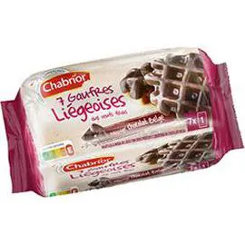 CHABRIOR Gaufres Liégeoises nappage chocolat belge 402,5g
