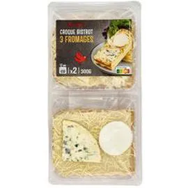 Croque bistrot aux 3 fromages (300g)