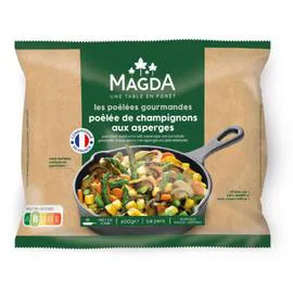 MAGDA Légumes cuisinés champignons/asperges 600g
