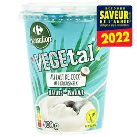 Dessert végétal lait de coco nature (400g)