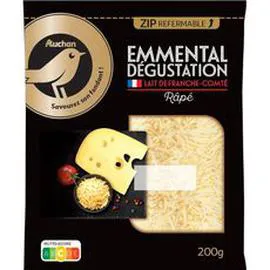 Emmental râpé de dégustation (200g)