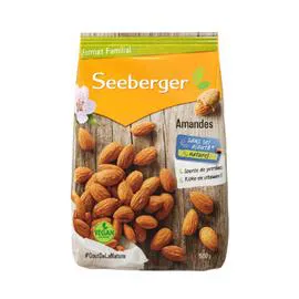 SEEBERGER Amandes décortiquées natures 500g