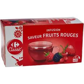 CARREFOUR CLASSIC' Infusion fruits rouges 40g