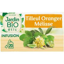 Infusion détente oranger et tilleul Bio (30g)