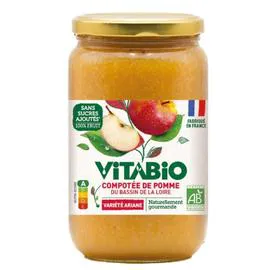 Compotée de pomme ariane bio (700g)
