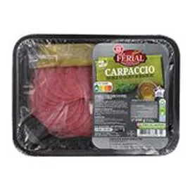 Carpaccio au Basilic (200g)