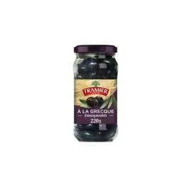 TRAMIER Olives noires à la grecque 220g