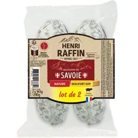 Saucisson sec nature et beaufort (290g)