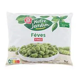 MARQUE REPÈRE, NOTRE JARDIN Fèves non pelées 1kg