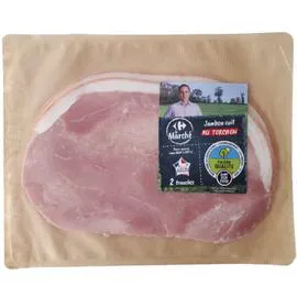 Jambon cuit avec couenne (120g)