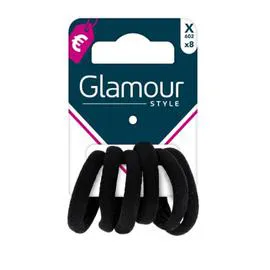 Elastiques en Mousse Noir (x8)