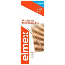 Bâtonnets Interdentaires Bois (x32)