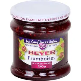BEYER Confiture extra framboises 370g