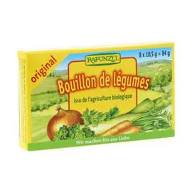 RAPUNZEL Bouillon de Légumes en Cubes Bio 84g