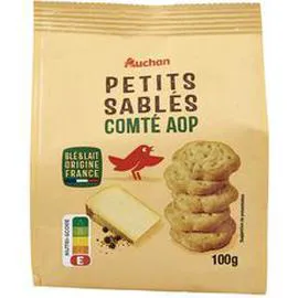 AUCHAN Petits sablés saveur comté AOP 100g