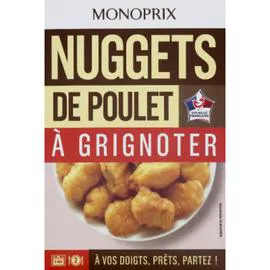 MONOPRIX Nuggets de poulet à grignoter 200g