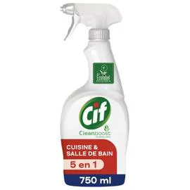 CIF Nettoyant Ménager 5en1 Multi-Usages 750ml