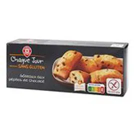 MARQUE REPÈRE, CHAQUE JOUR SANS GLUTEN Gâteaux aux pépites chocolat x6 230g