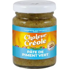 CHALEUR CRÉOLE Pate de piment vert 100g
