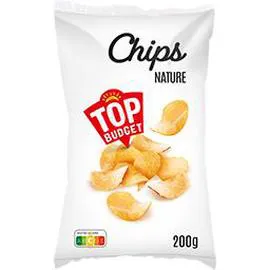 TOP BUDGET Chips nature 200g