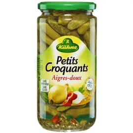 KÜHNE Cornichons aigres-doux 360g