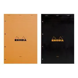Bloc perforé - 160 pages Orange - 21x31.8cm (x160)