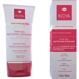 IN'OYA Gel nettoyant exfoliant - tous types de peau 150ml