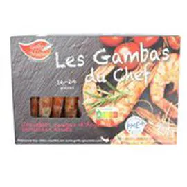 Crevettes sauvages crues d'Argentine (800g)