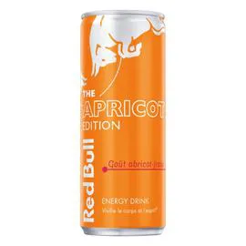 RED BULL Boisson énergisante Summer Edition Goût Abricot-Fraise 25cl