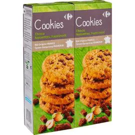 Cookies choco noisettes (2x200g)