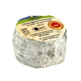 Fromage chèvre Chavignol bleu AOP FILIERE QUALITE CARREFOUR (60g)