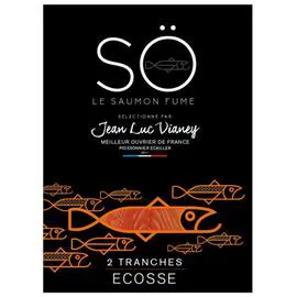 SÖ Jean Luc Vianey Le Saumon Fumé Ecosse 2 Tranches 80g